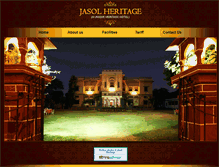 Tablet Screenshot of hoteljasolheritage.com